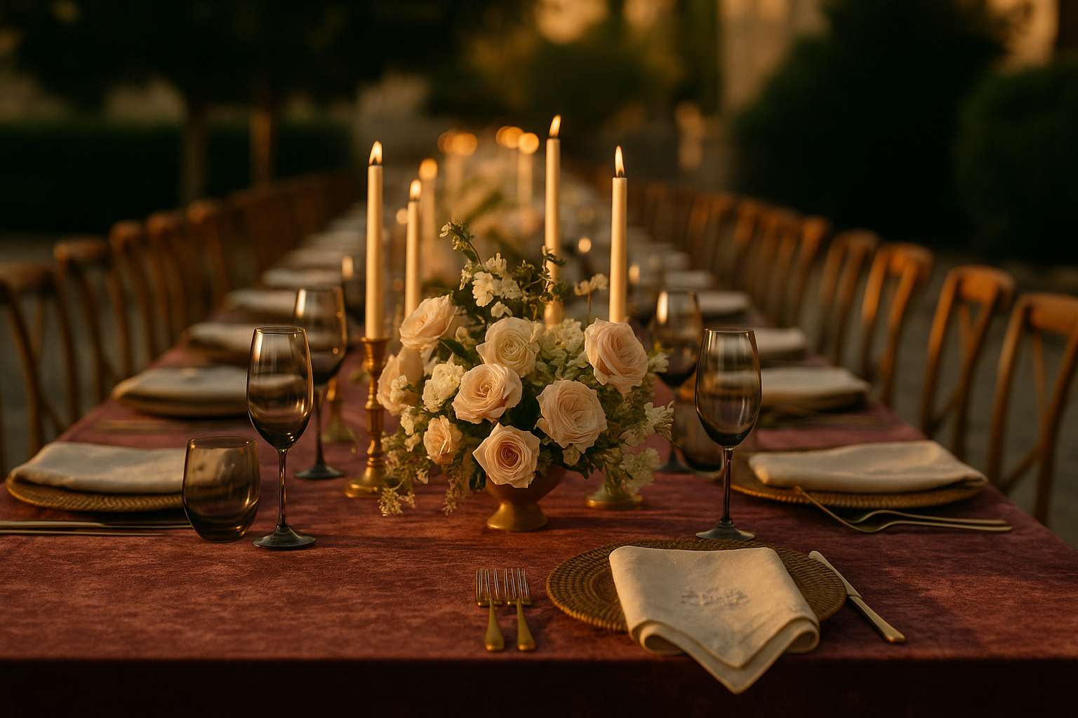 How to Layer a Wedding Tablescape